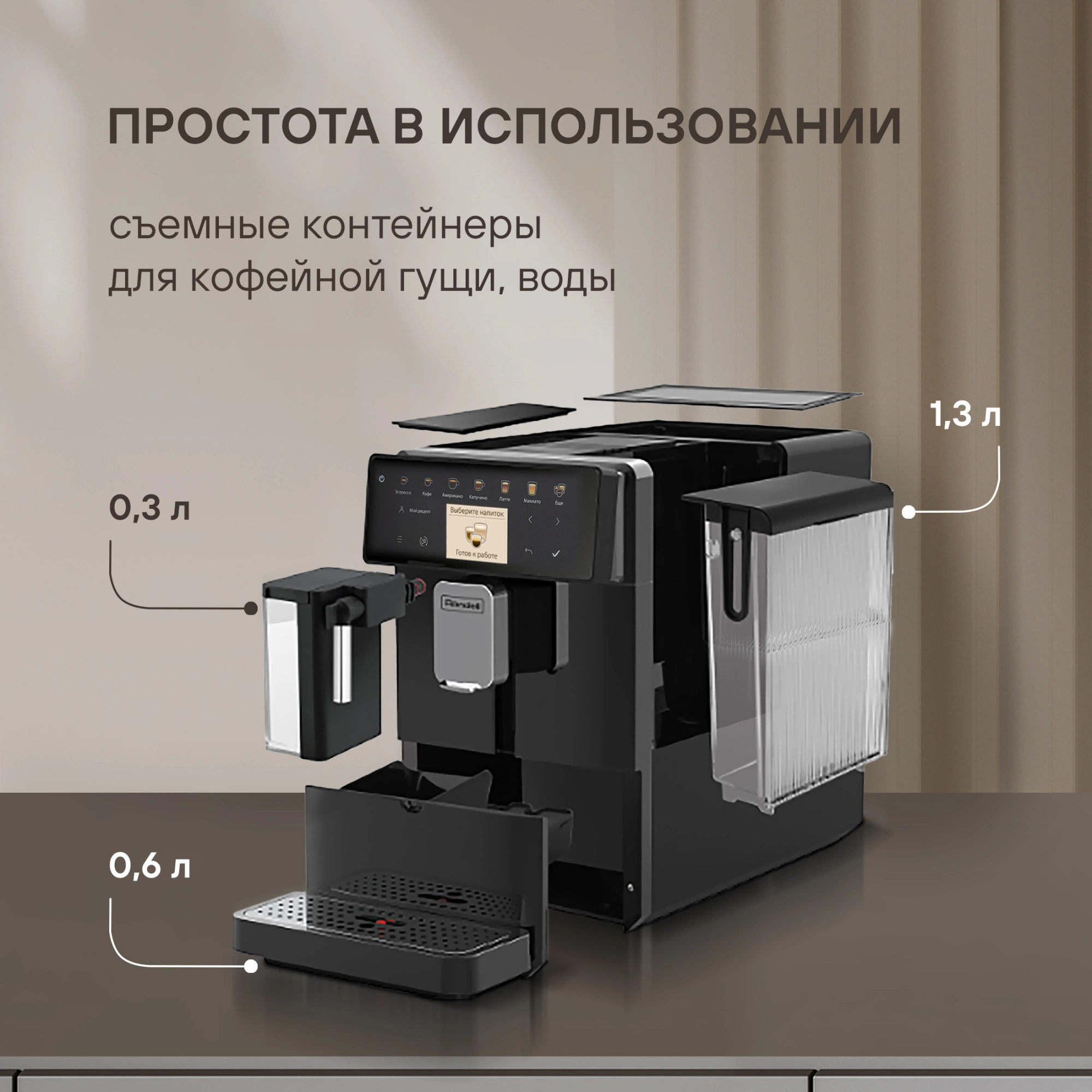 Кофемашина Rondell RDE-1116, фото 16