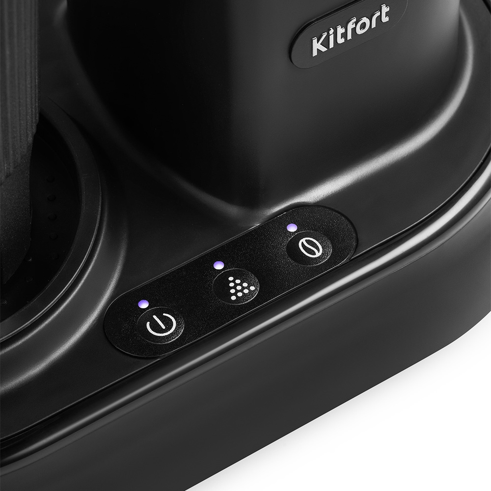 Кофеварка капельная Kitfort КТ-7141 черный/нержавеющая сталь, фото 6