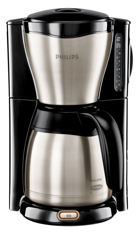 Кофеварка капельная Philips HD7546/20 серебристый/черный, фото 2