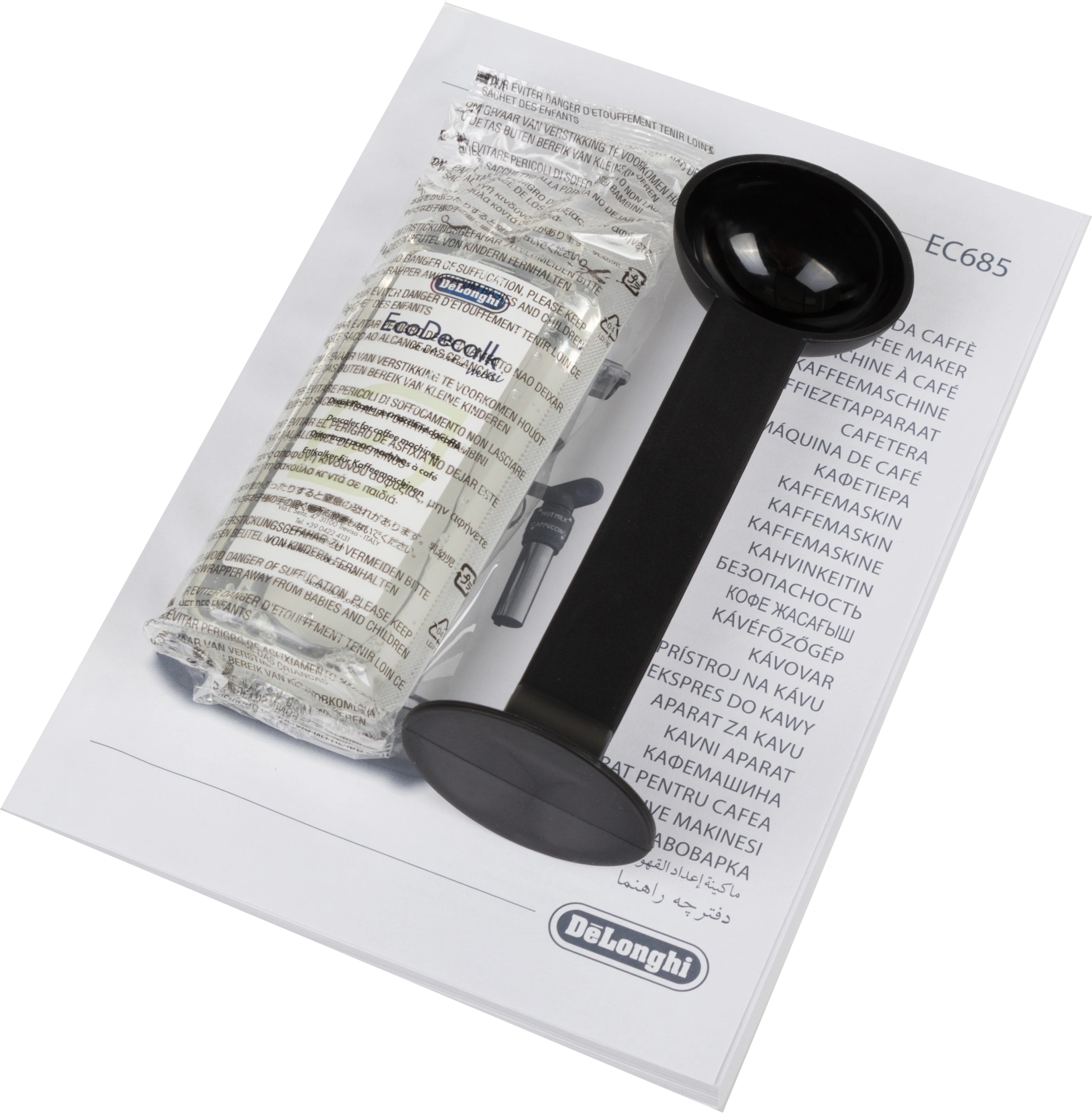 Кофеварка рожковая Delonghi EC685.W белый, фото 17