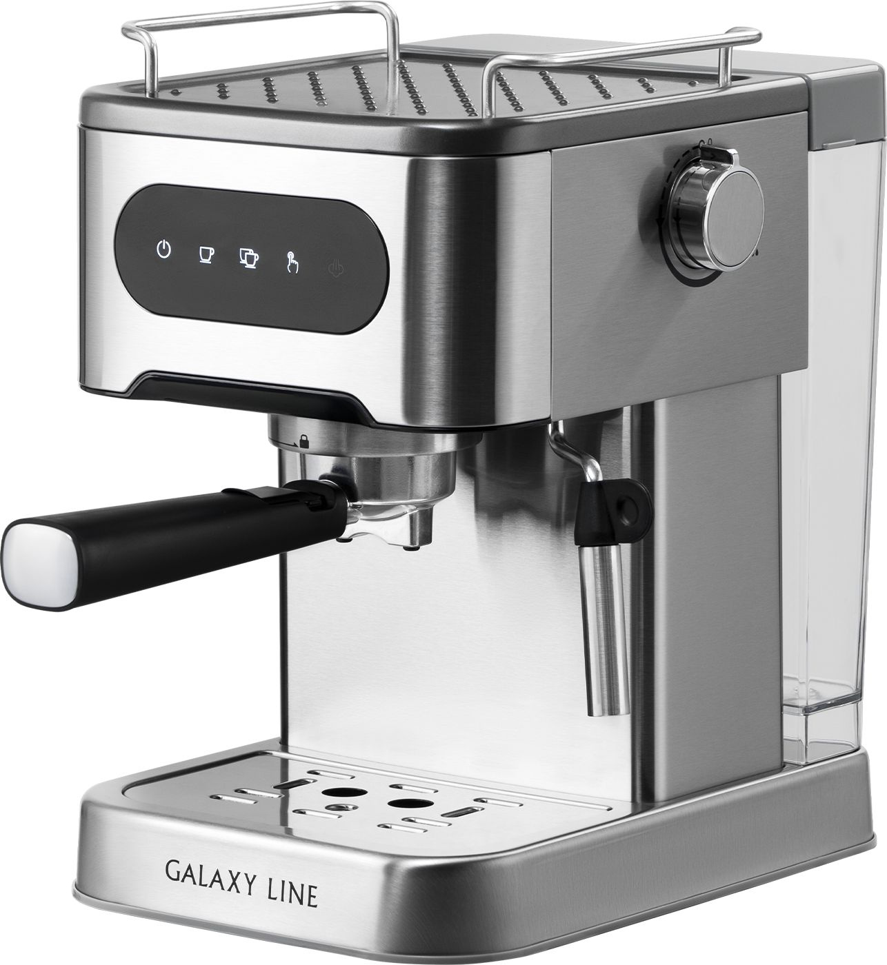 Кофеварка рожковая Galaxy Line GL 0761 серебристый, превью предыдущего фото