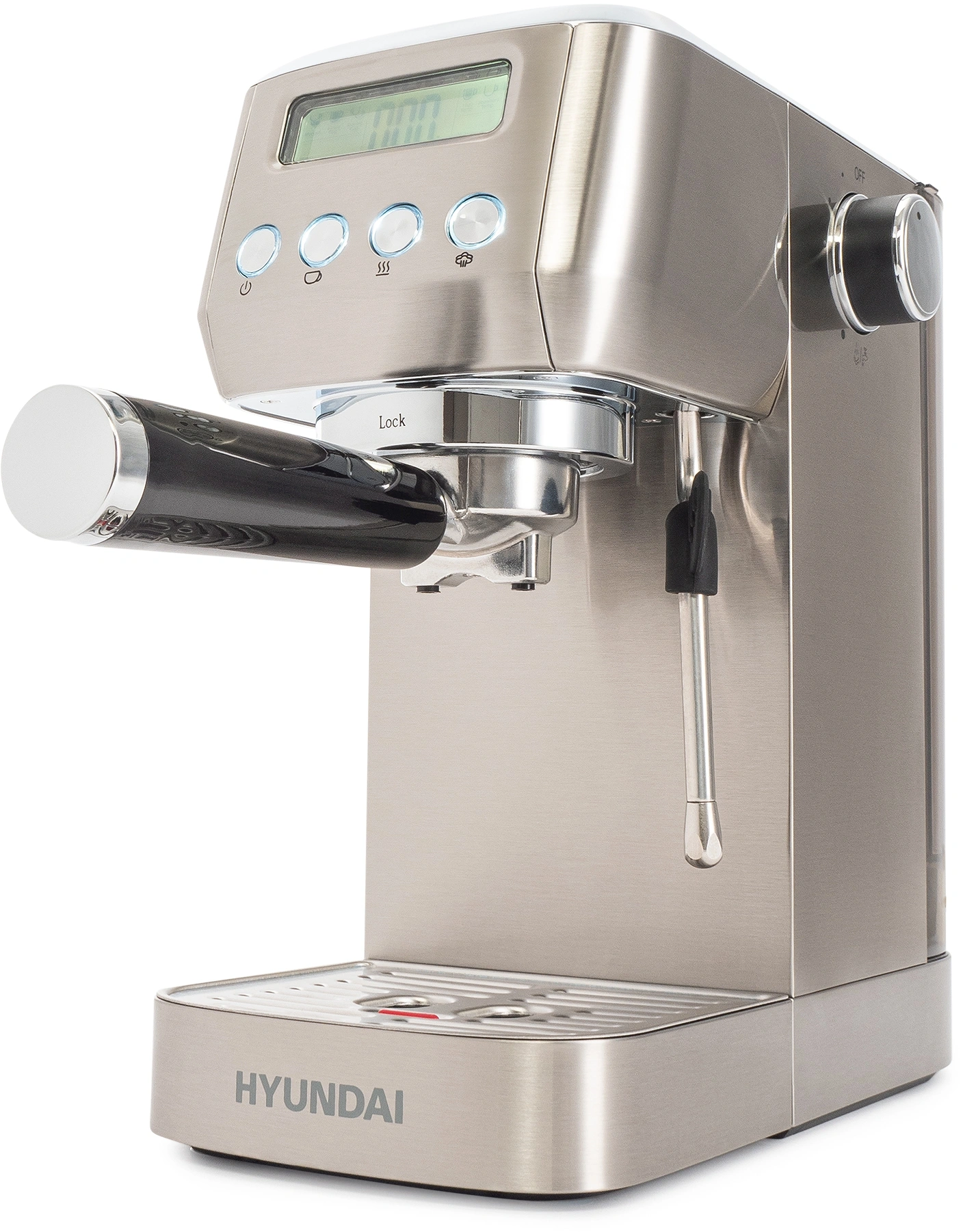 Кофеварка рожковая Hyundai HEM-9990, фото 4