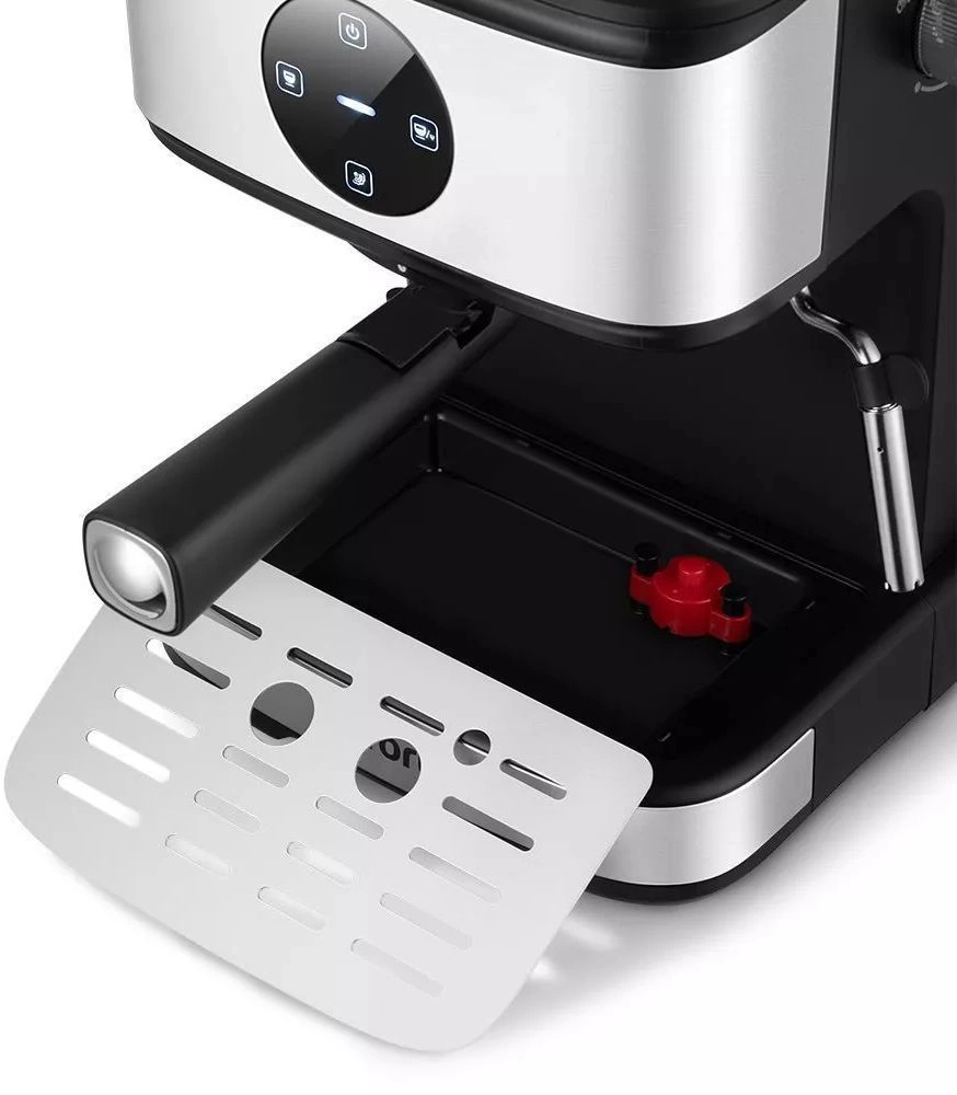 Кофеварка рожковая Kitfort КТ-7224 нержавеющая сталь/черный, фото 7