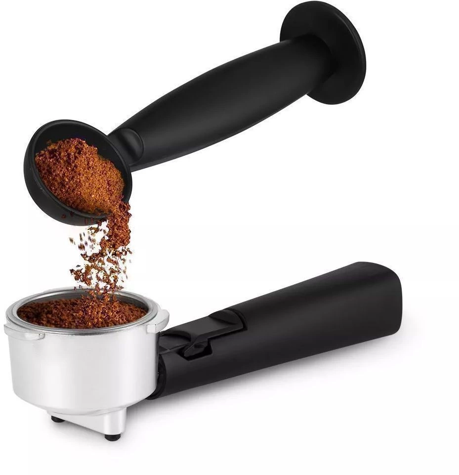 Кофеварка рожковая Kitfort КТ-7224 нержавеющая сталь/черный, фото 8