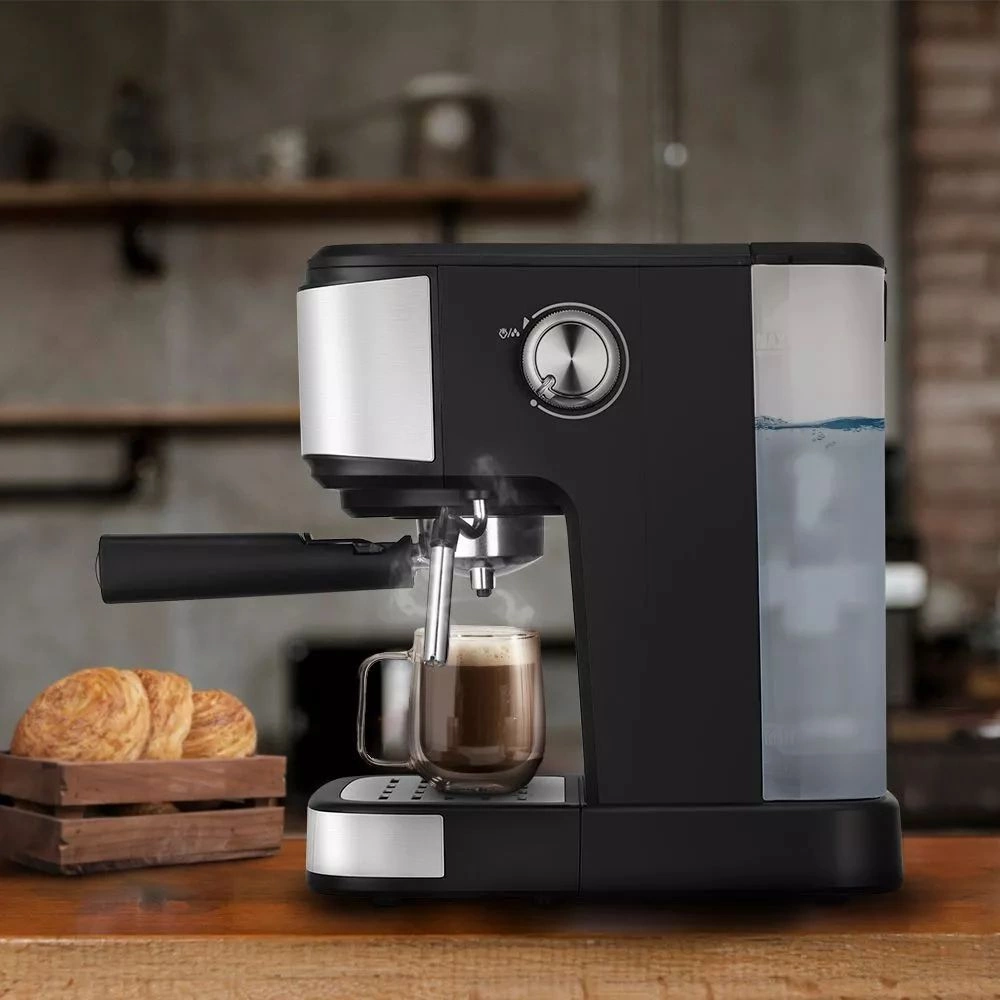 Кофеварка рожковая Kitfort КТ-7224 нержавеющая сталь/черный, фото 9