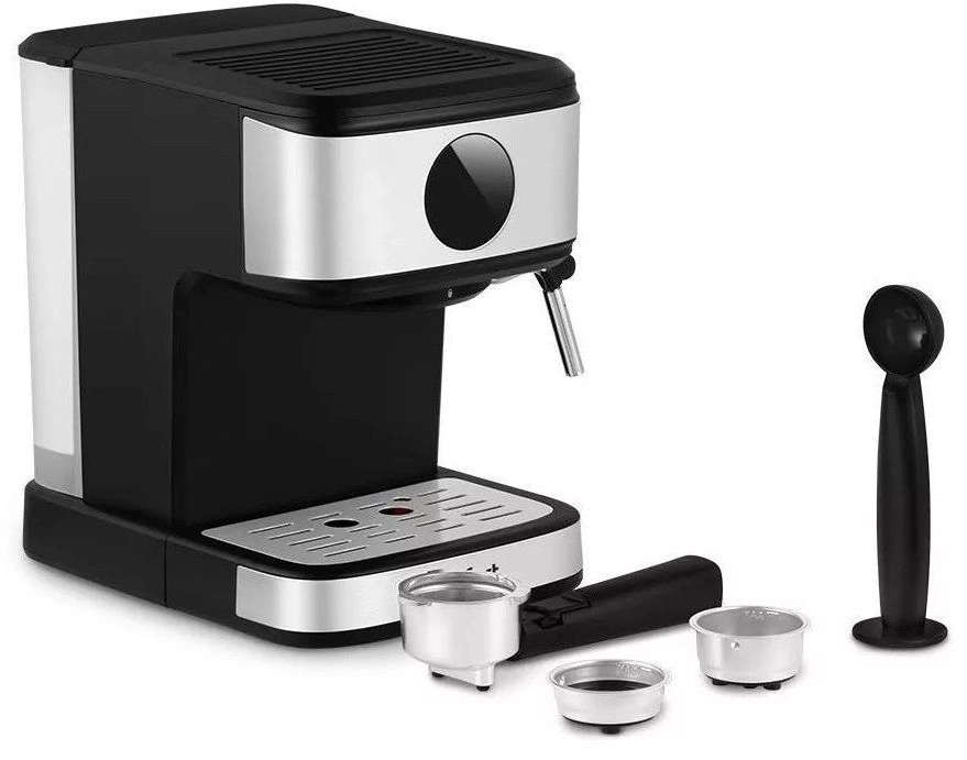 Кофеварка рожковая Kitfort КТ-7224 нержавеющая сталь/черный, фото 10