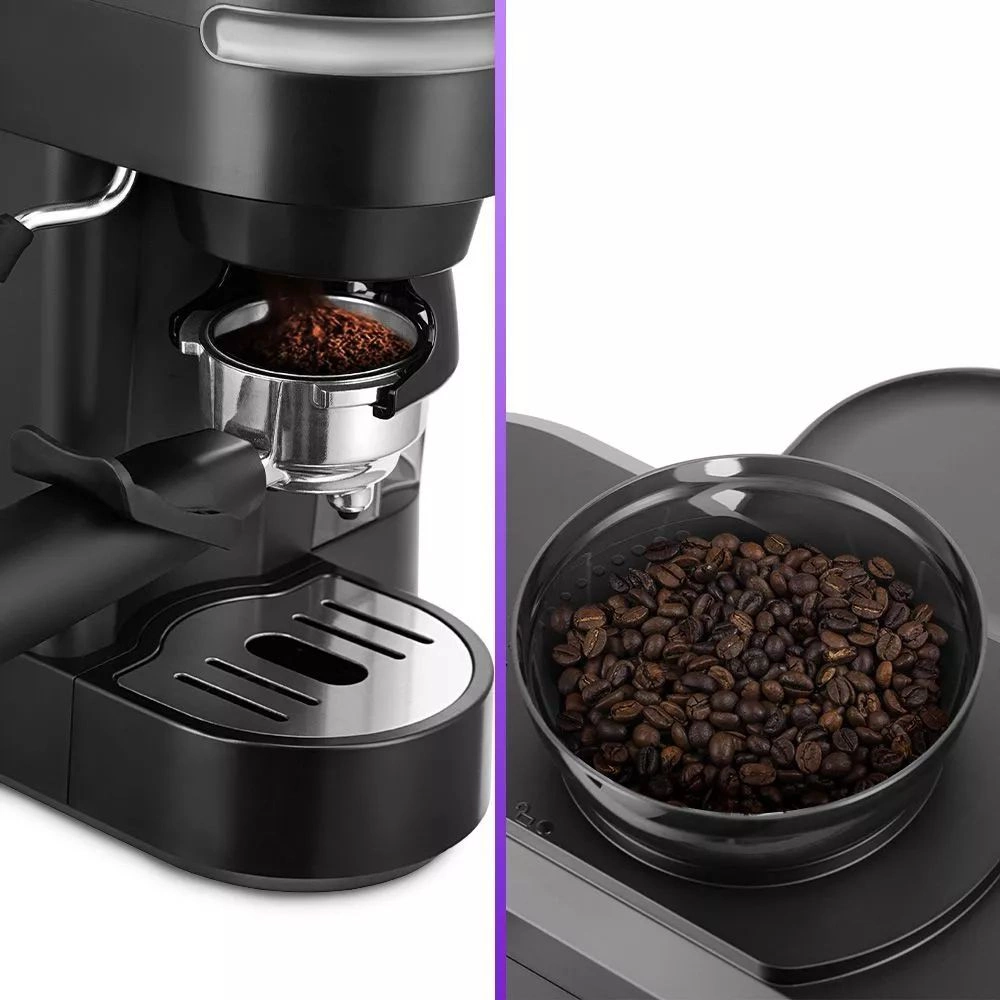 Кофеварка рожковая Kitfort КТ-7375 черный, фото 7