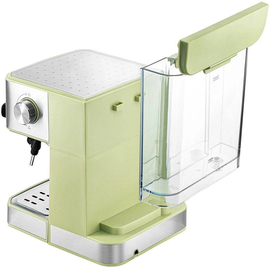 Кофеварка рожковая Kitfort КТ-7442 зеленый/нержавеющая сталь, фото 4