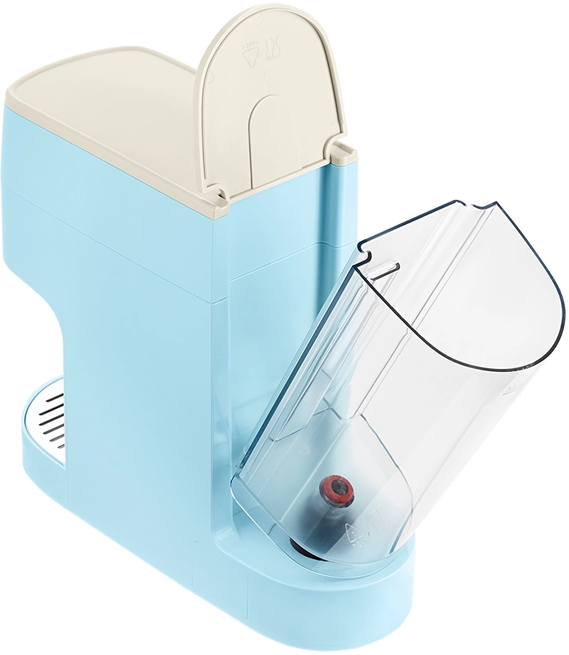 Кофеварка рожковая Kitfort КТ-7466 голубой/белый, фото 3