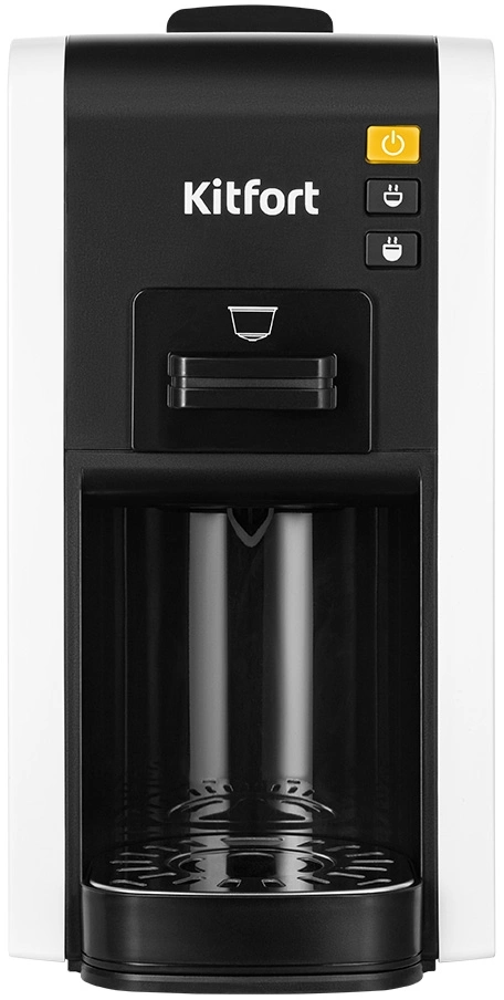 Кофеварка рожковая Kitfort КТ-7467 белый/черный, фото 3