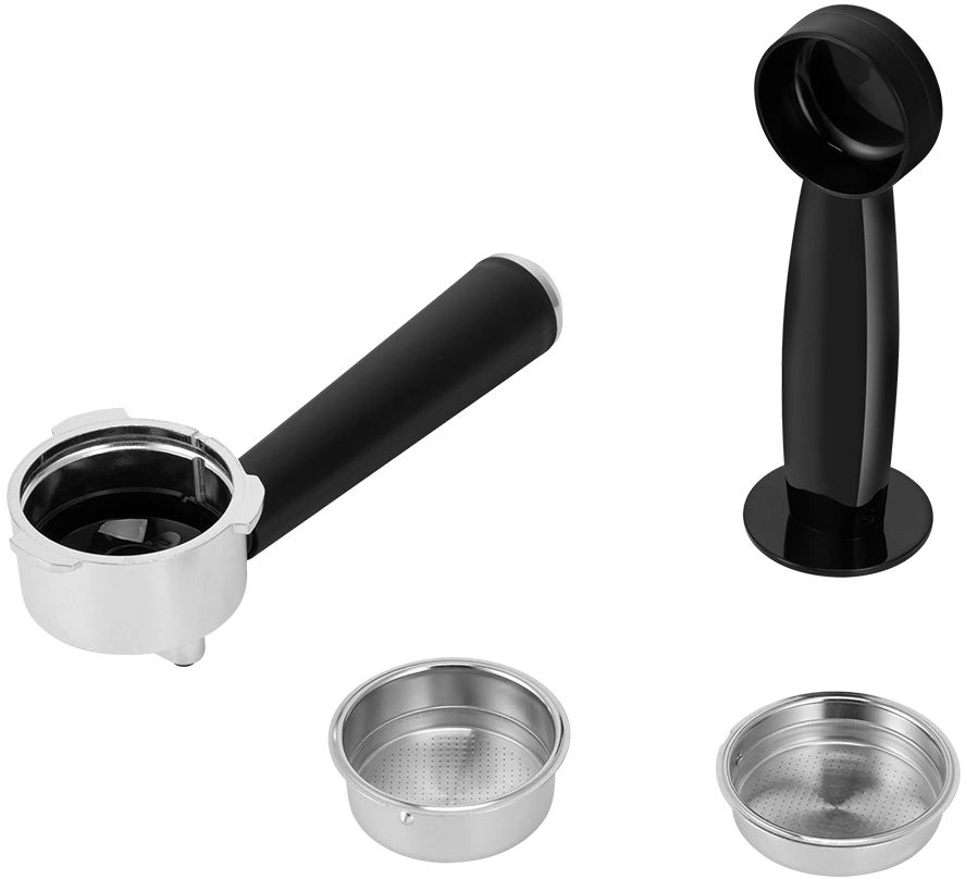 Кофеварка рожковая Kitfort КТ-7693 нержавеющая сталь/черный, фото 6