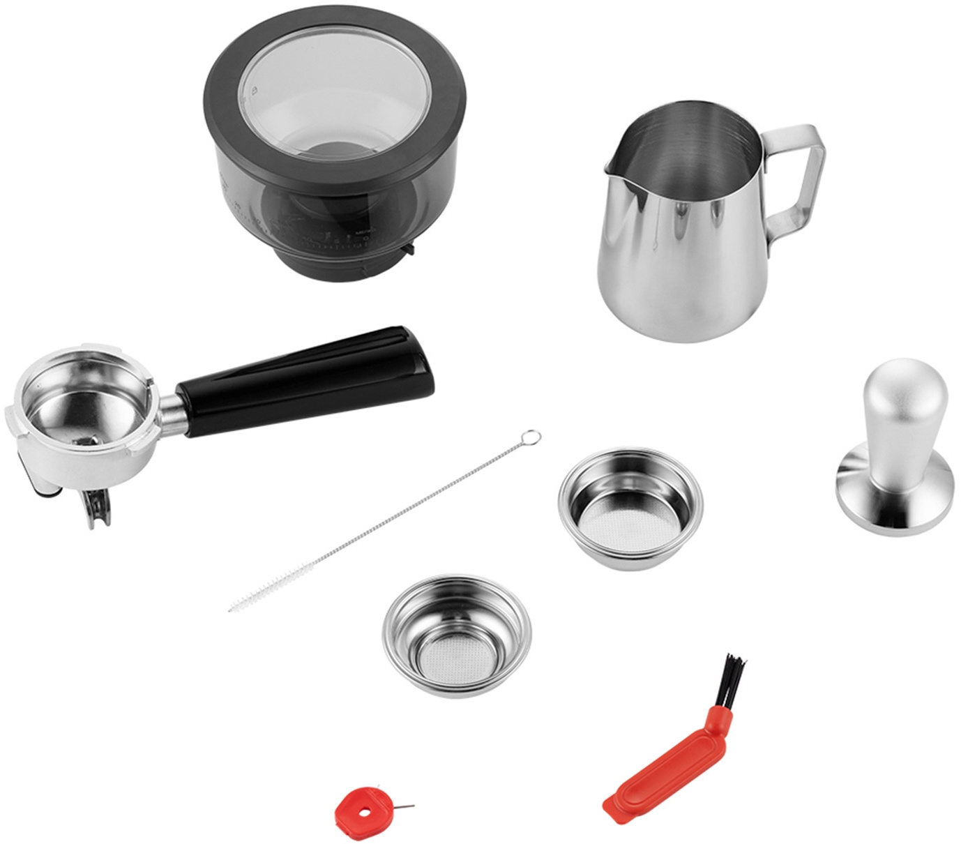 Кофеварка рожковая Kitfort КТ-789 серебристый, фото 11