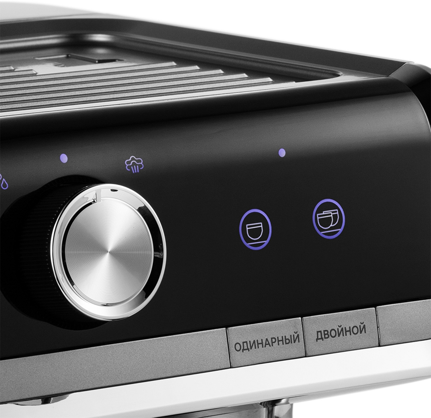 Кофеварка рожковая Kitfort КТ-789 серебристый, фото 7