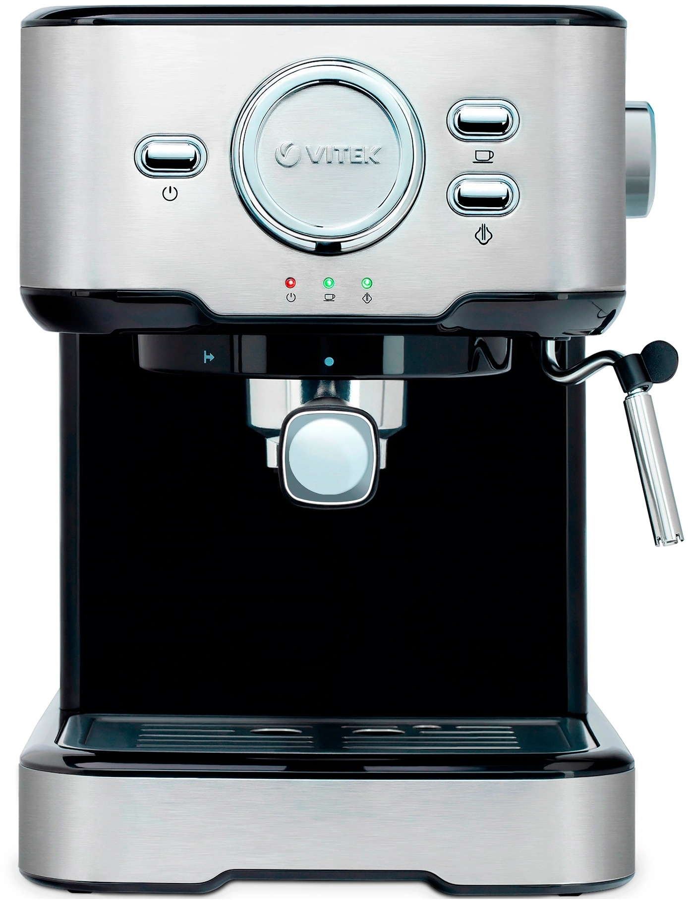Кофеварка рожковая Vitek VT-1520 серебристый/черный