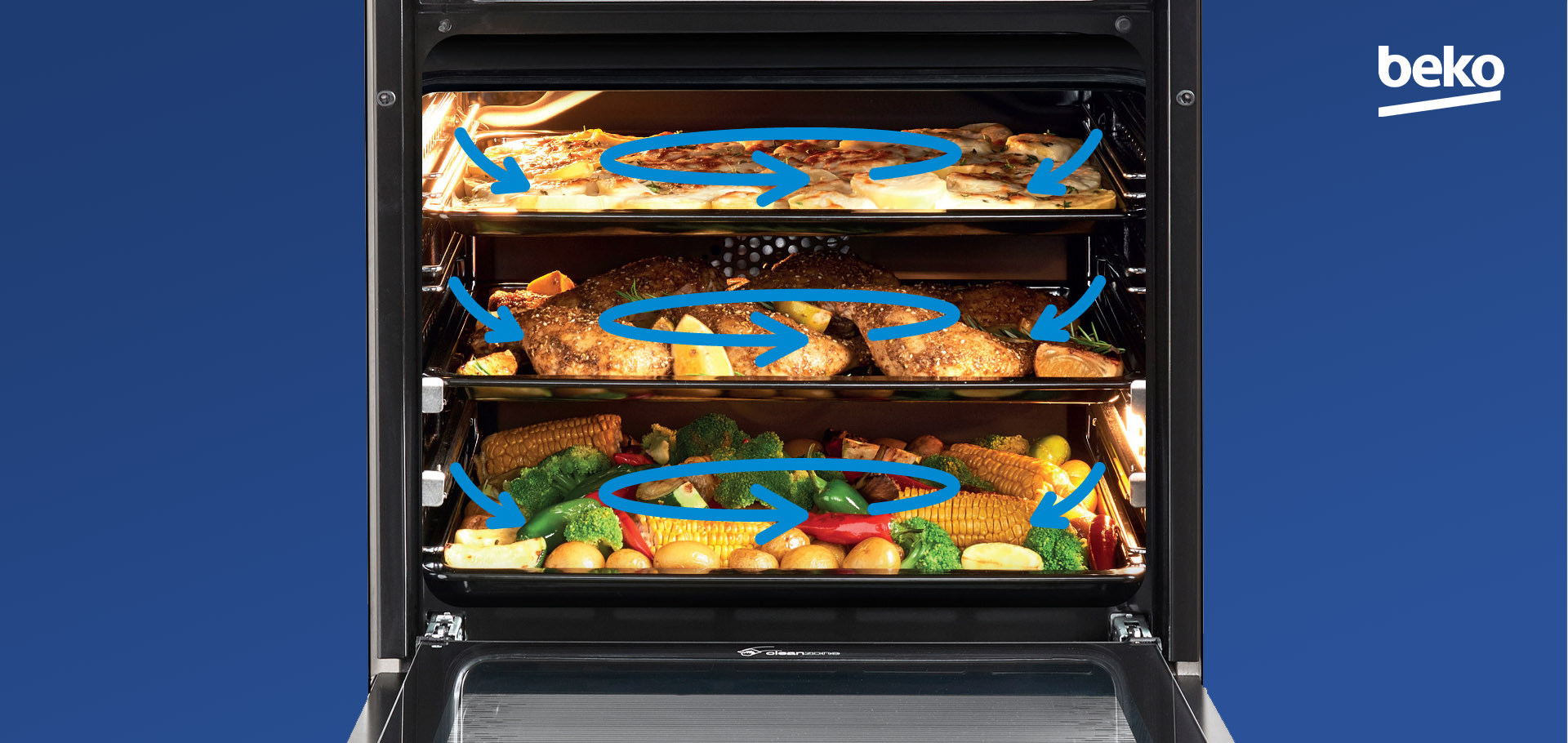 Комбинированная плита Beko FSM62120DS, фото 4