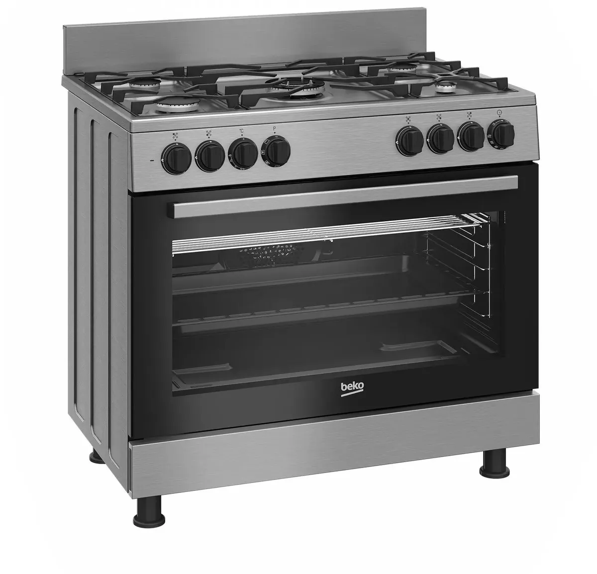 Комбинированная плита Beko GM15120DXNS, фото 4