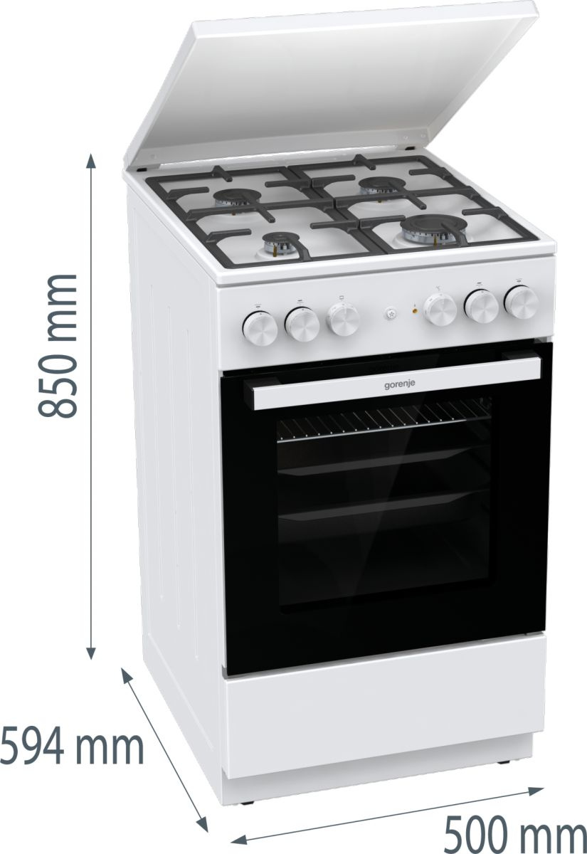 Комбинированная плита Gorenje GK5A42WF-B, фото 9