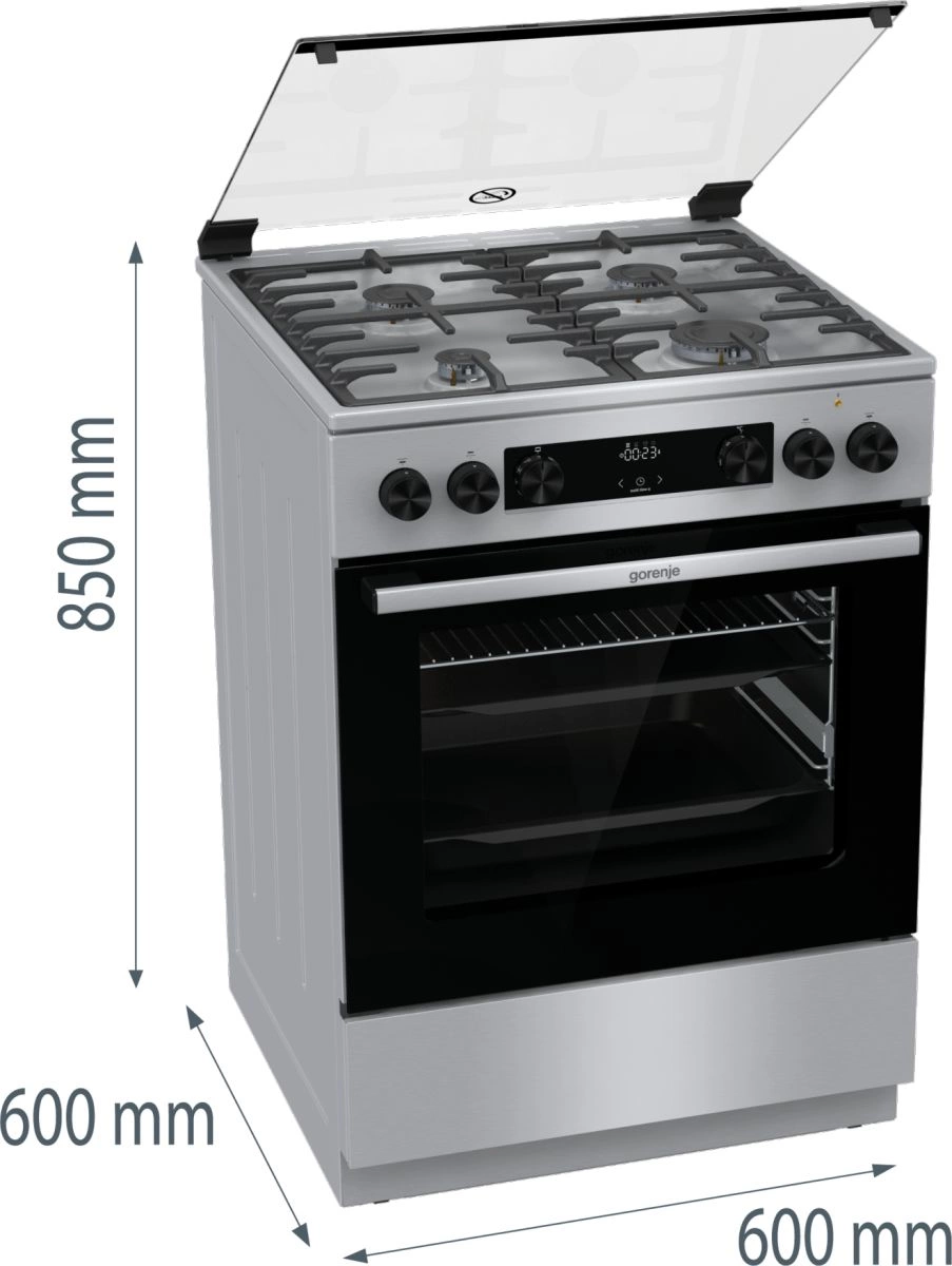 Комбинированная плита Gorenje GKS6C70XF, фото 5