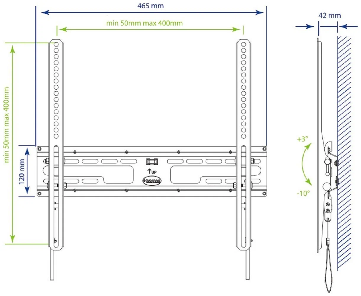 Кронштейн на стену Kromax FLAT-4, фото 8