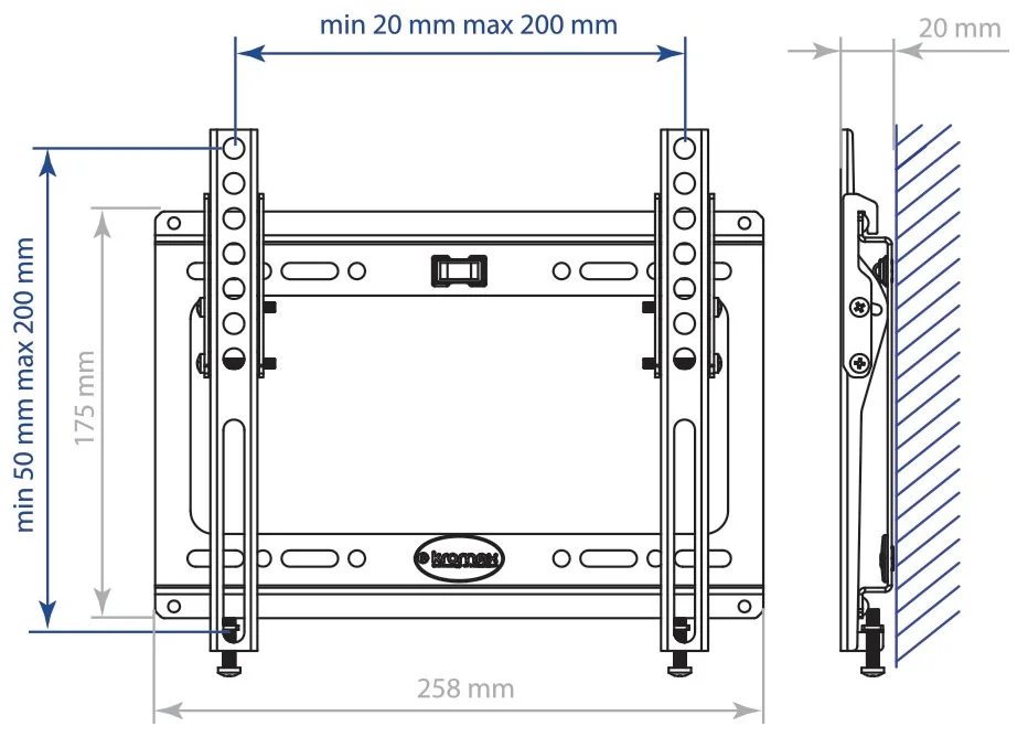 Кронштейн на стену Kromax IDEAL-6, фото 10