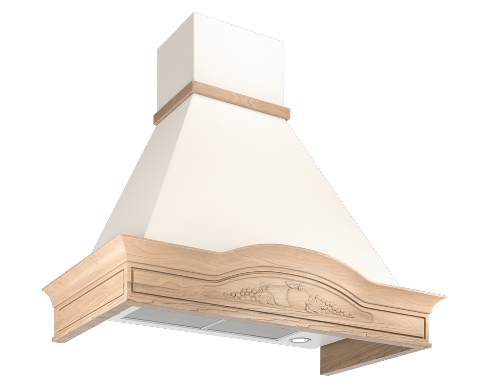 Кухонная вытяжка ELIKOR Вилла Фрукты 90П-650-П3Д КВ II М-650-90-350 бежевый/дуб неокр