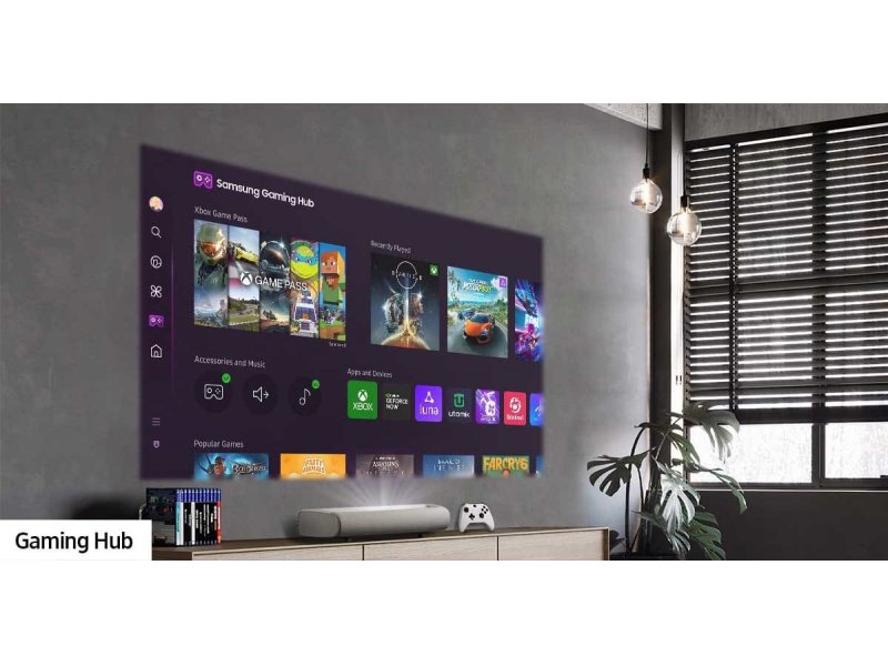 Лазерный проектор Samsung The Premiere LPU7D, белый, превью предыдущего фото