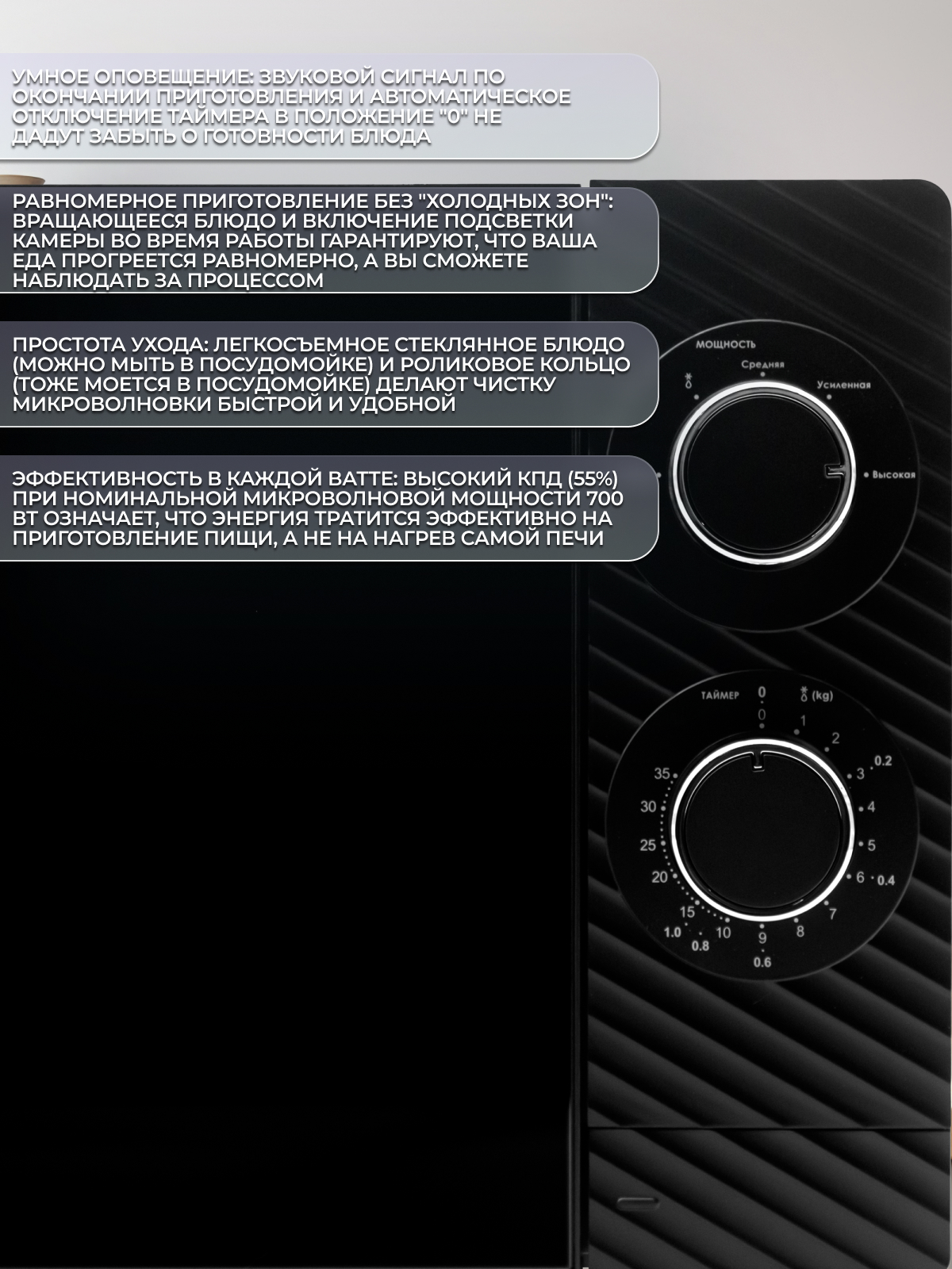 Микроволновая печь General Electric GE-MS120B, фото 6