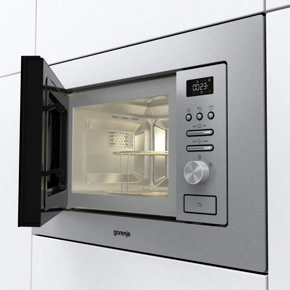 Микроволновая печь Gorenje BMI201AG1X, фото 3