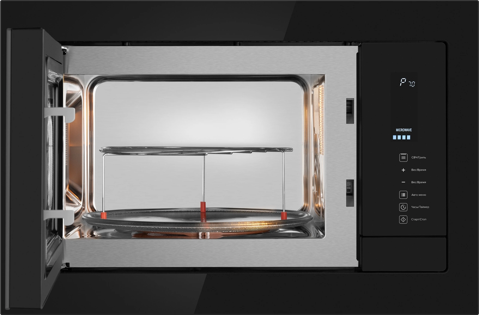 Микроволновая печь Weissgauff HMT-225 Touch Grill, фото 3