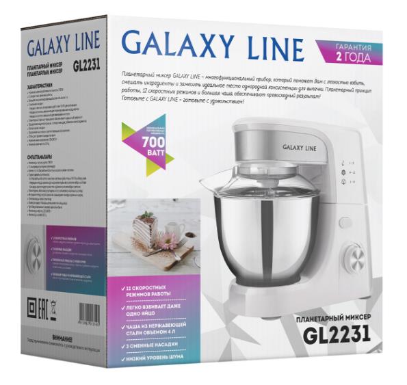 Миксер GALAXY LINE GL 2231 WHITE, фото 4