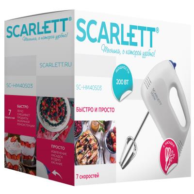 Миксер SCARLETT SC-HM40S03, фото 5