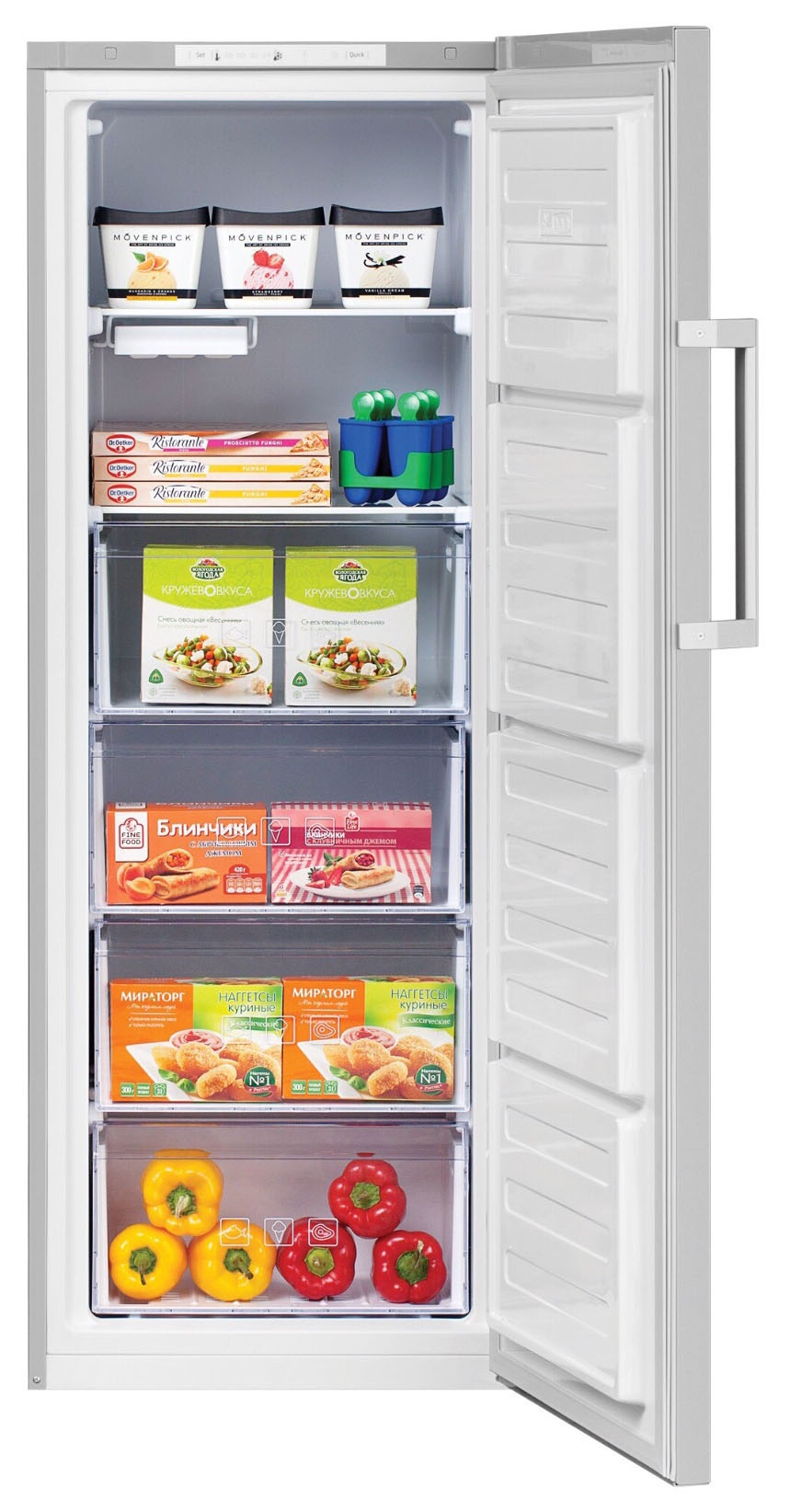 Морозильная камера Beko RFSK215T01S, фото 3