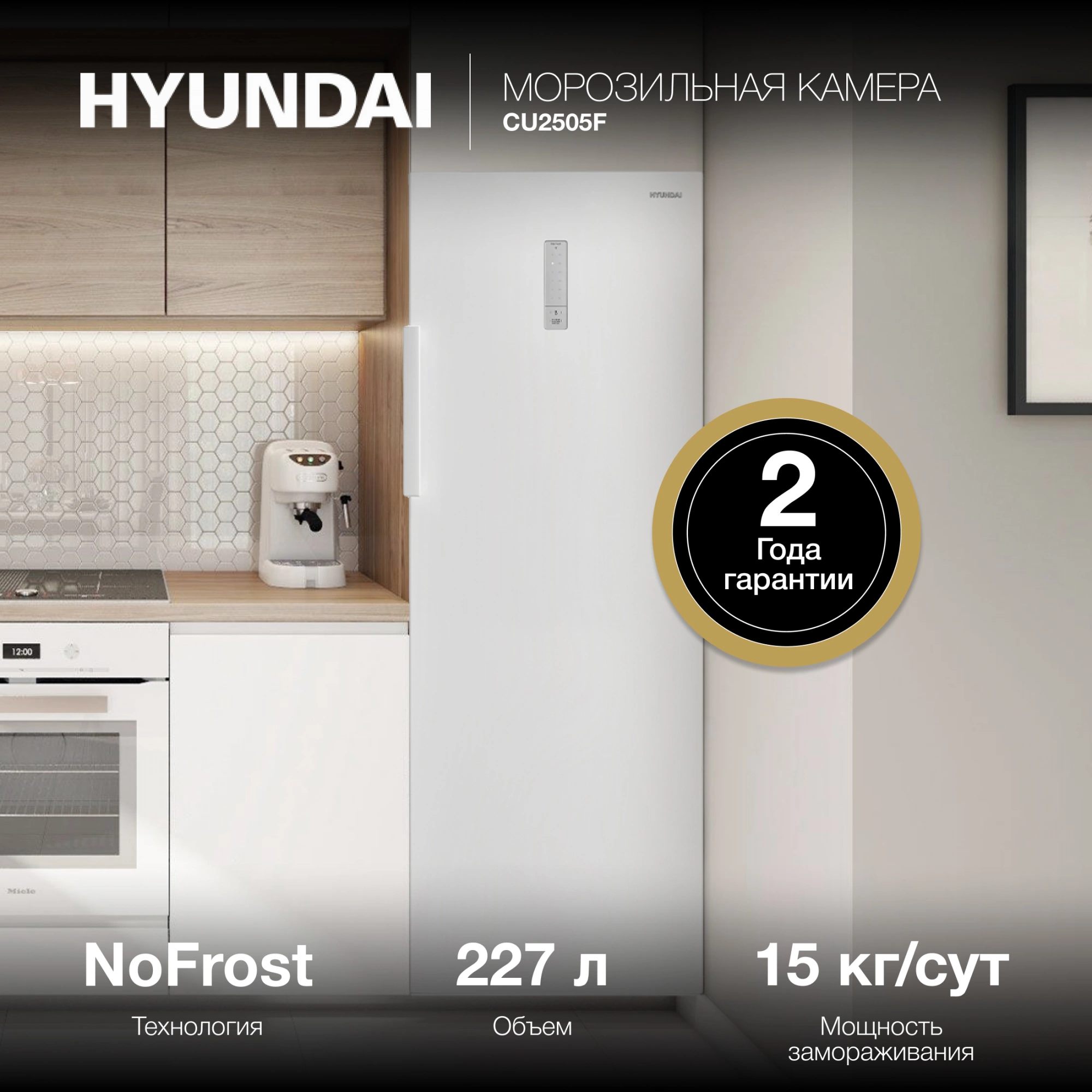 Морозильная камера Hyundai CU2505F, фото 18