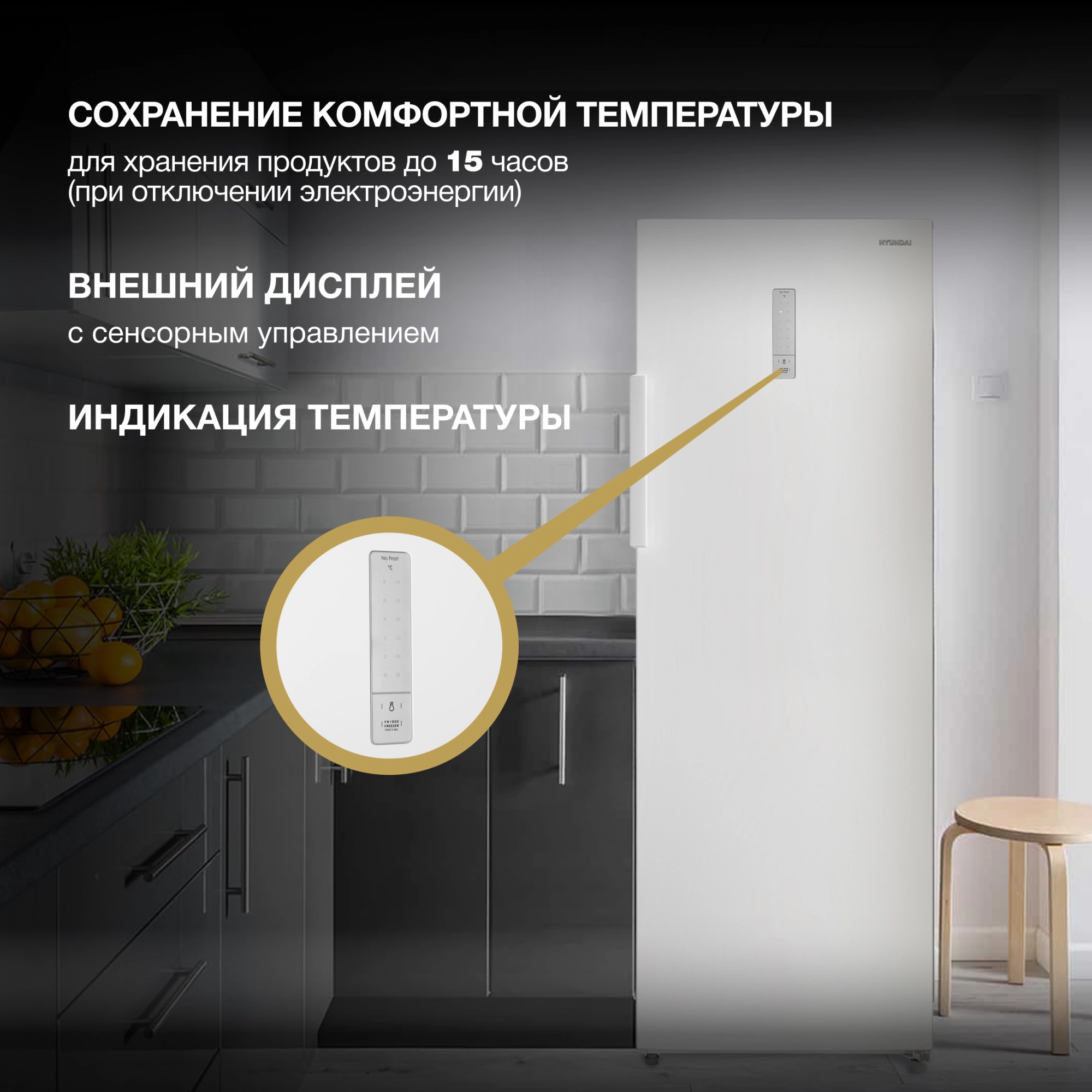 Морозильная камера Hyundai CU2505F, фото 21