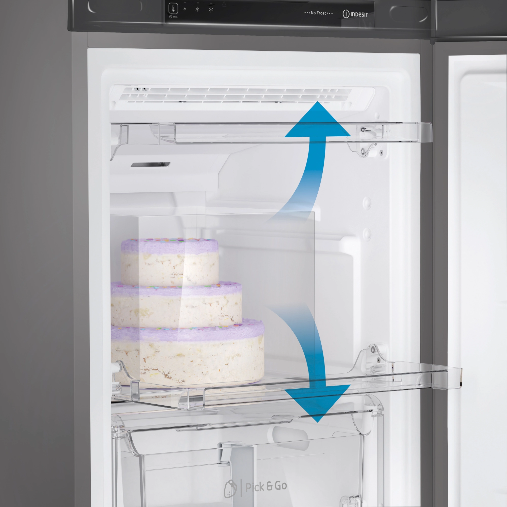Морозильная камера Indesit DFZ 4150 G, фото 4