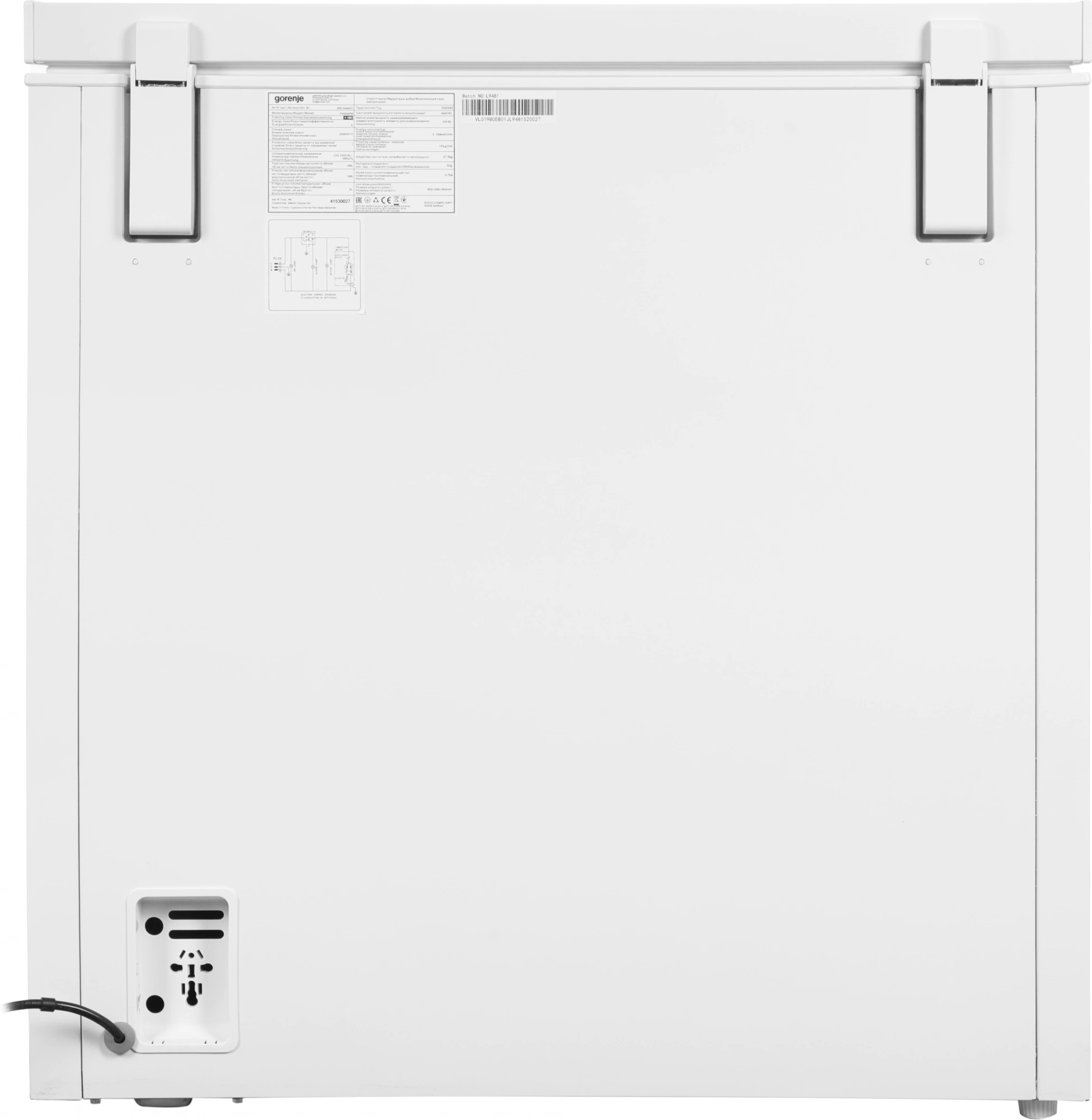 Морозильный ларь Gorenje FH20APW, фото 13