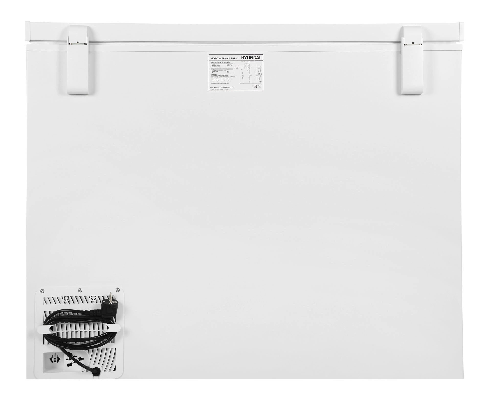Морозильный ларь Hyundai CH2591WT, фото 19