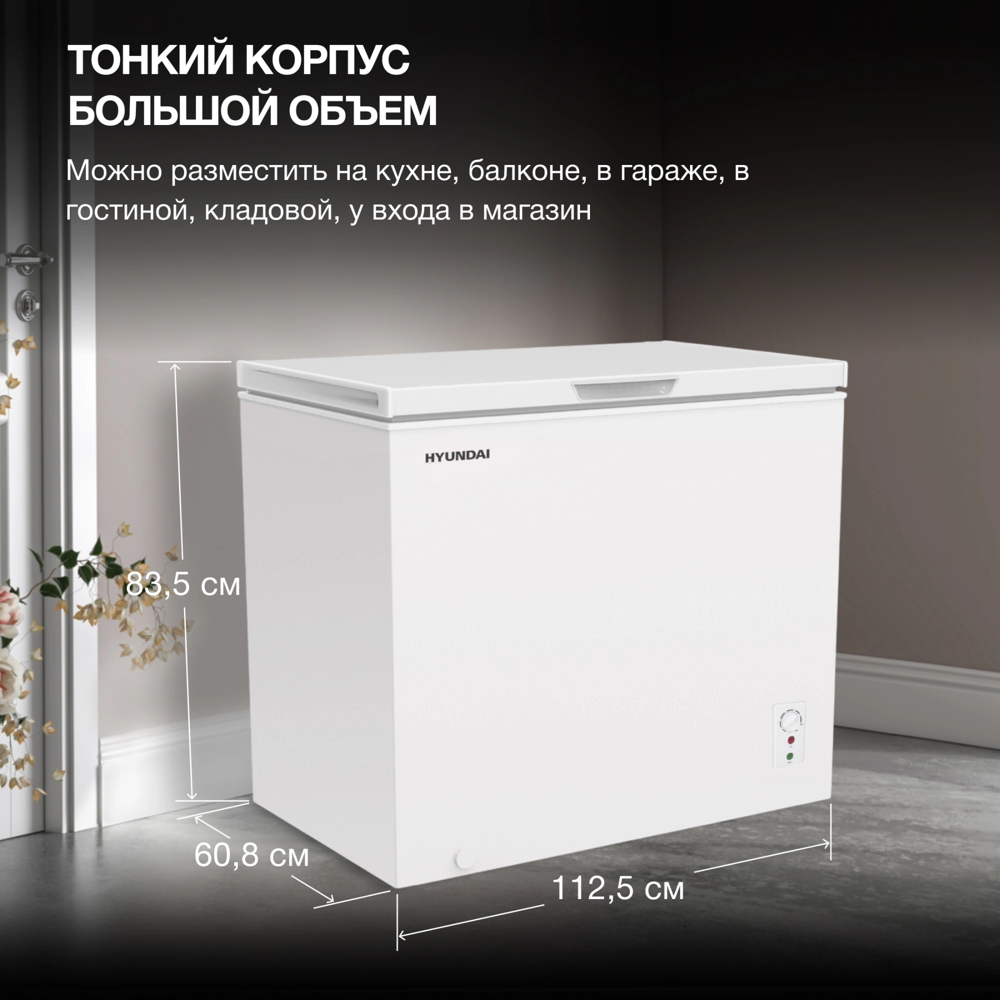 Морозильный ларь Hyundai CH35081, фото 8