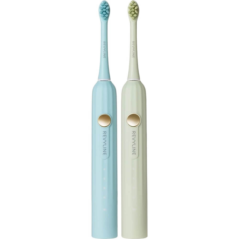Набор электрических зубных щеток Revyline RL 075 DUO Limpet shell + Lime cream