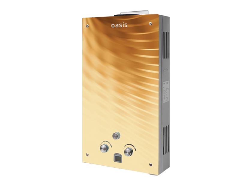 Настенный проточный газовый водонагреватель Oasis GLASS 20 BG (N)(R)