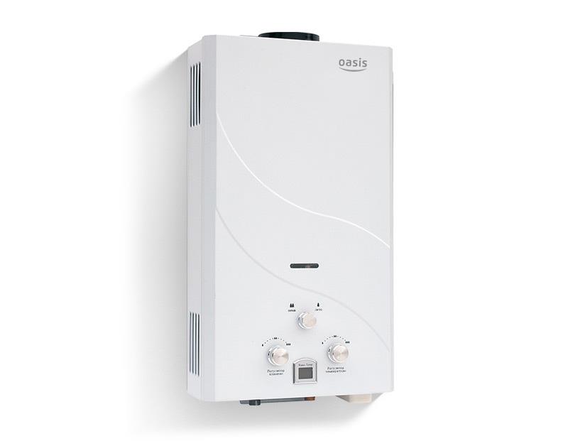 Настенный проточный газовый водонагреватель Oasis OR-20W(R), фото 2
