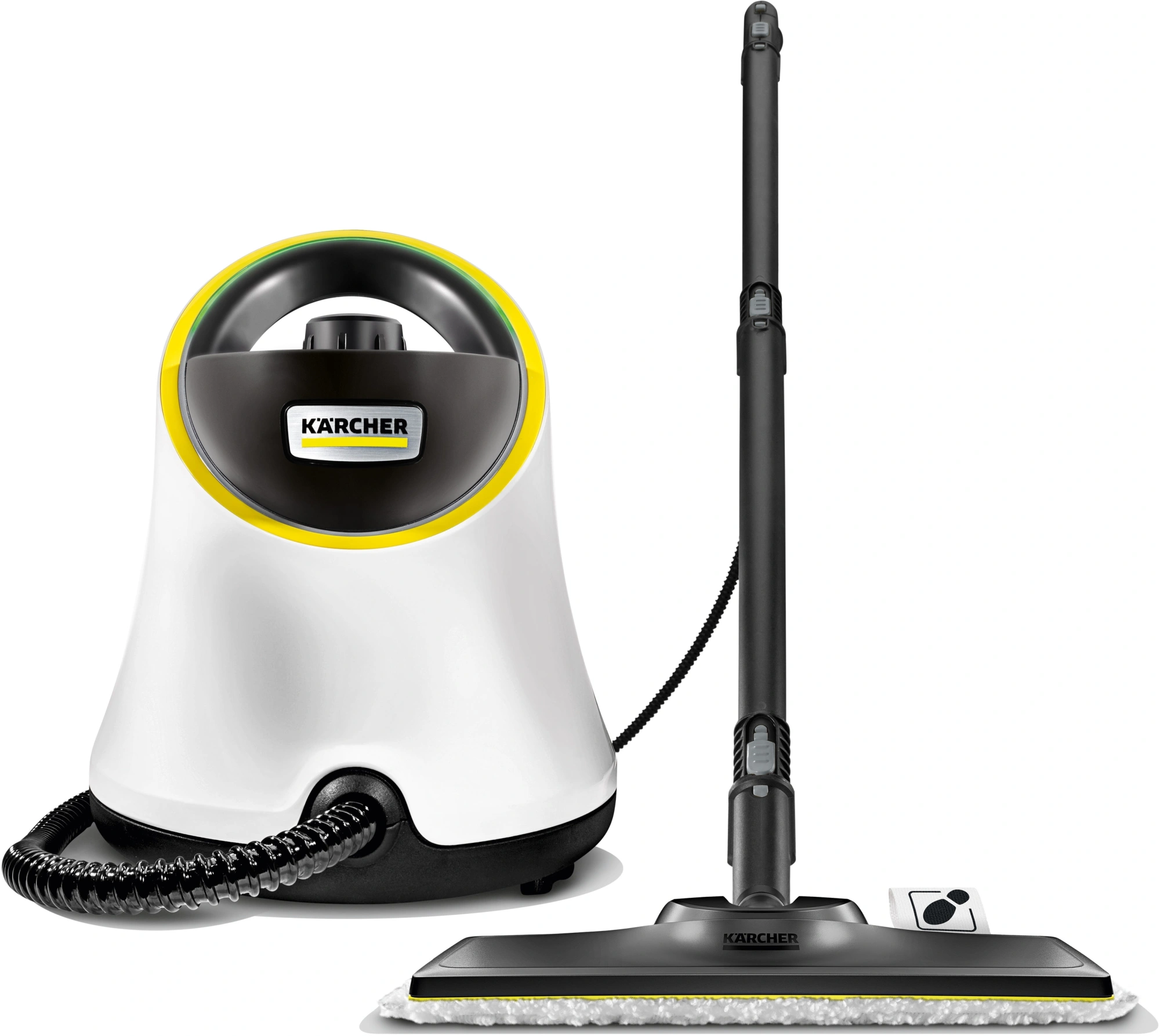 Пароочиститель напольный Karcher EasyFix SC 2 Deluxe 1500Вт белый/желтый, фото 3