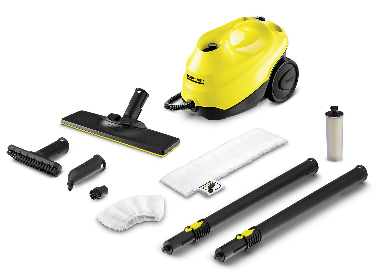 Пароочиститель напольный Karcher EasyFix SC 3 2022 1900Вт желтый/черный, превью предыдущего фото