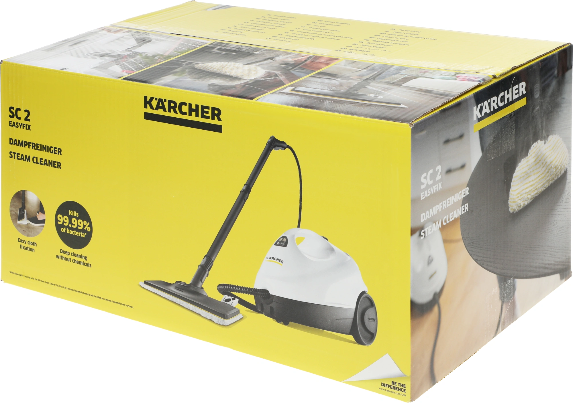 Пароочиститель напольный Karcher SC 2 EasyFix 1500Вт белый/черный, превью следующего фото