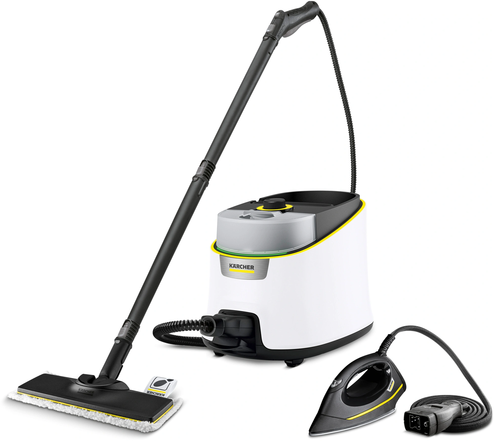 Пароочиститель напольный Karcher SC 4 Deluxe Iron EasyFix 2200Вт белый, превью следующего фото