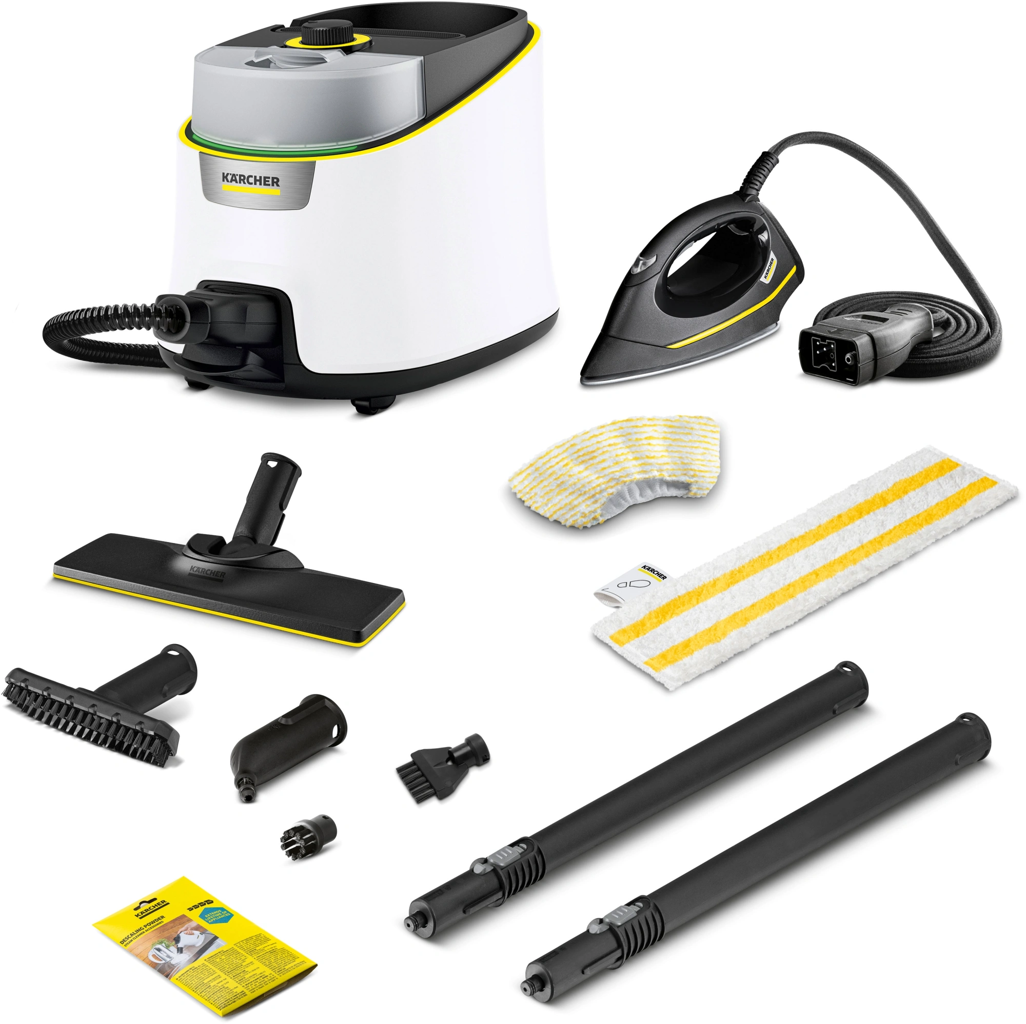 Пароочиститель напольный Karcher SC 4 Deluxe Iron EasyFix 2200Вт белый, фото 3