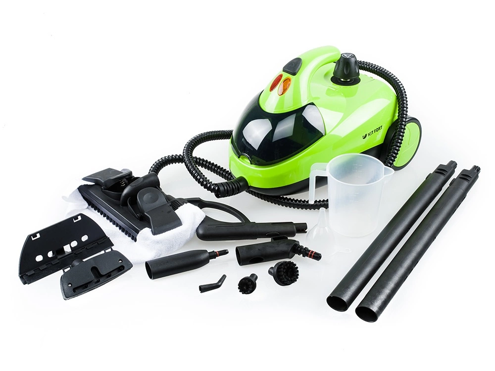 Пароочиститель напольный Kitfort КТ-908 1500Вт зеленый, фото 8