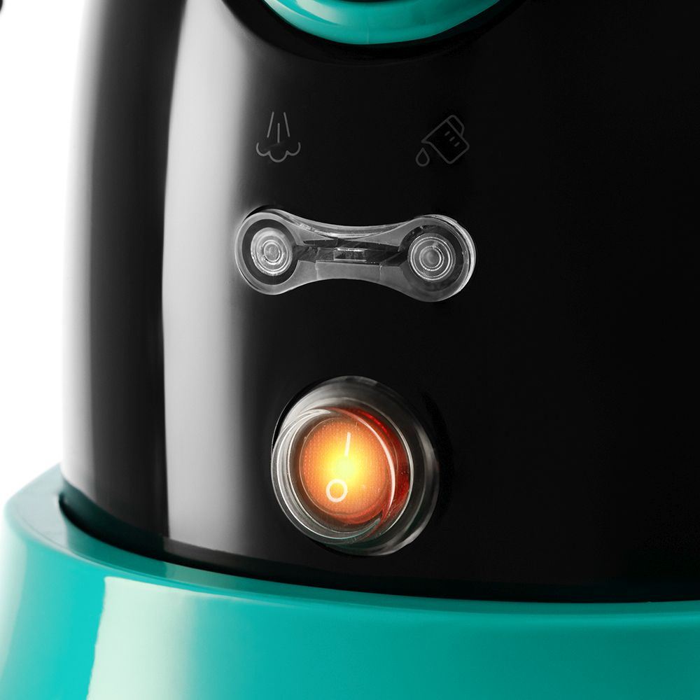 Пароочиститель напольный Kitfort КТ-9102-3 1500Вт черный/бирюзовый, фото 5