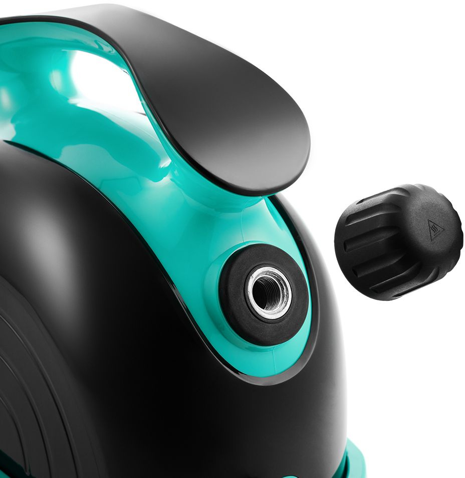 Пароочиститель напольный Kitfort КТ-9102-3 1500Вт черный/бирюзовый, фото 6