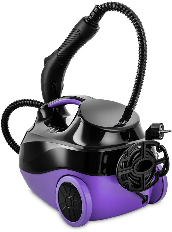 Пароочиститель напольный Kitfort КТ-9103-1 2000Вт фиолетовый, фото 4